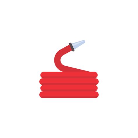 Fire Hose The Red Rubber Hose Is Used To Extinguish The Fire 14488440 PNG