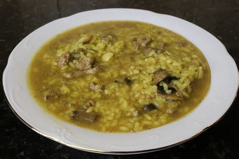 Cocina Andaluza Arroz Caldoso Con Higaditos De Pollo Y Champi Ones