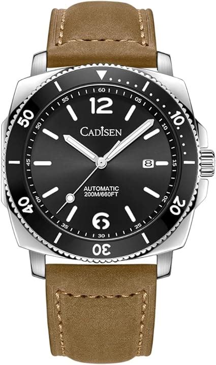 Cadisen Automatic Watch Men S Sapphire Glass M Waterproof Watch