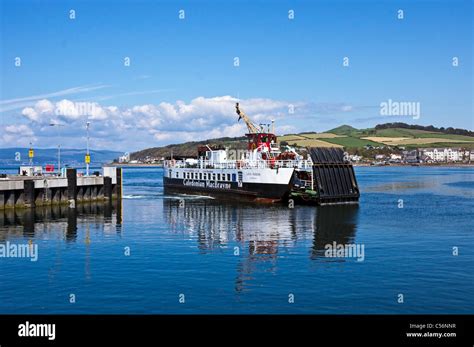 Caledonian MacBrayne Car And Passenger Ferry Loch Riddon Passes The