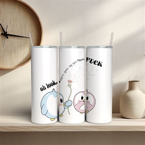 There Goes My Last Fuck Tumbler Wrap KaioMisaki Penguins