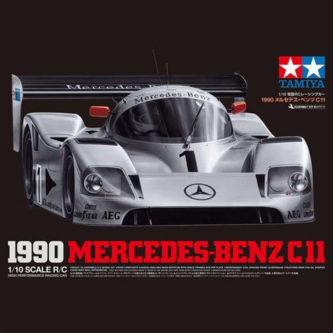 Tamiya 47484 1/10 R/C High Performance Racing Car 1990 Mercedes-Benz ...
