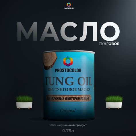 Масло Тунговое TUNG OIL PROSTOCOLOR 0,75 л - купить с доставкой по ...