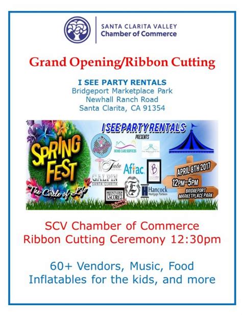 SCVNews.com | Upcoming SCV Chamber of Commerce Events | 04-03-2017