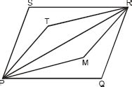 In The Given Figure T And M Are Two Points Inside A Parallelogram Pqrs