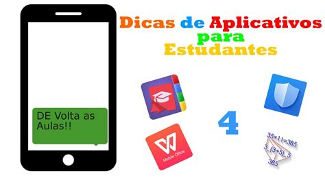 Dicas De Aplicativos Para Estudantes Youtube