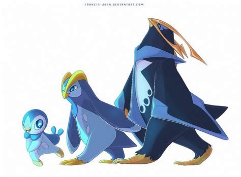 Piplup Evolution line by me. Happy Friday! : pokemon