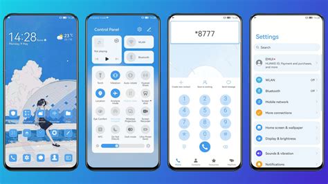 She Is Blue Theme For Huawei Emui Harmonyos And Honor Magic Ui Huawei