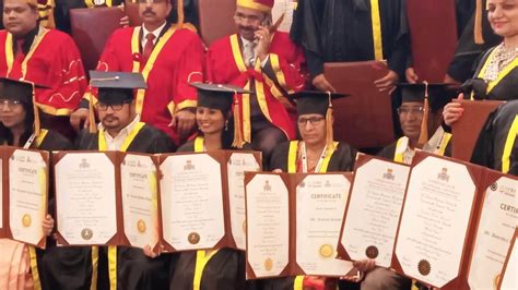 Honorary Doctorate Award Ceremony By Commonwealth Vocational University