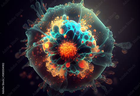 Of An Exosome Secreting Cell Generative Ai Stock Illustration Adobe