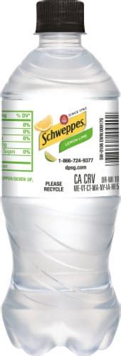 Schweppes Lemon Lime Sparkling Seltzer Water Fl Oz Kroger