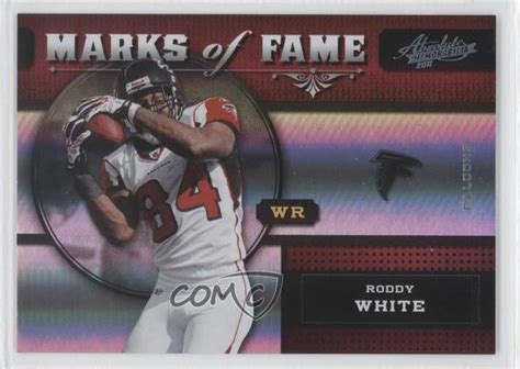 Panini Absolute Memorabilia Marks Of Fame Spectrum Roddy