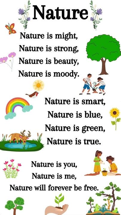 nature poem english poem  kids poem  english  kids