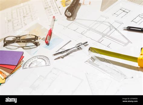 Engineering Diagram Blueprint Paper Drafting Project Sketch