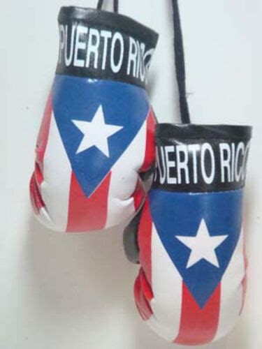 Puerto Rico Rican Flag Hanging Mini Boxing Gloves Cars Trucks Ts Souvenirs Ebay