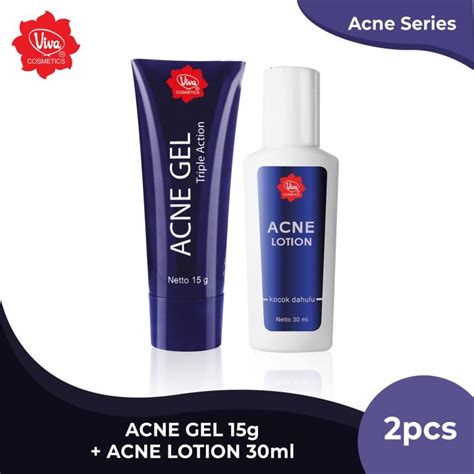 VIVA Acne Gel 15g Lotion 30ml Triple Action Lazada Indonesia