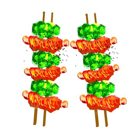 손 일러스트 으로 그린 삼겹살 야채 꼬치 손으로 그린 삼겹살 야채 Png 일러스트 및 Psd 이미지 무료 다운로드