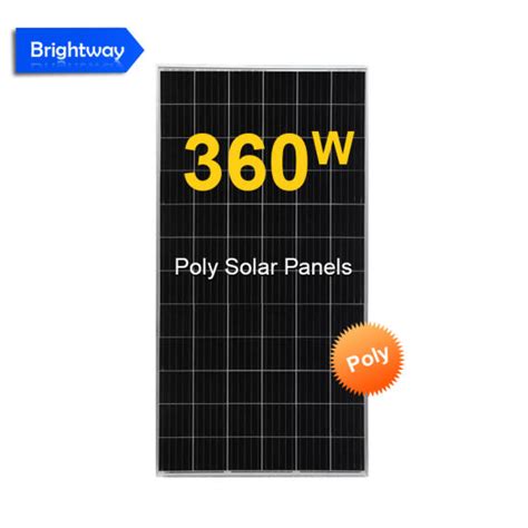 360w Poly Solar Panel Buy Solar Panel Solar Cell Mono Panel Product On Yangzhou Brightway