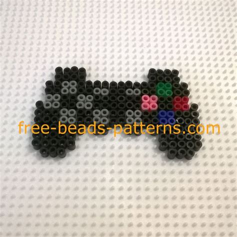 Perler Beads Ps3 Controller Finished Work Photos