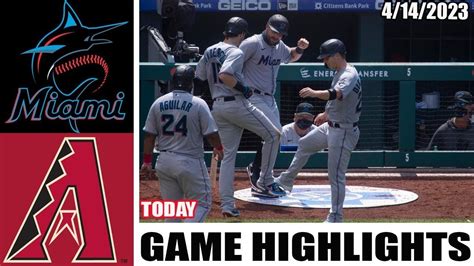 Miami Marlin VS Arizona Diamondbacks GAME HIGHLIGHTS MLB To Day April