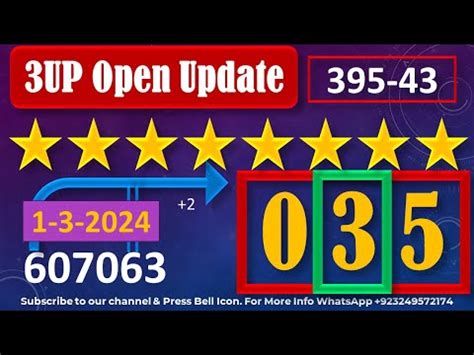 Thai Lottery Up Open Game Digit Formula Thai Lottery Result Today