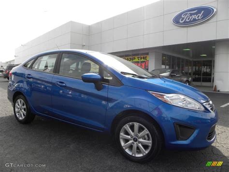 2011 Blue Flame Metallic Ford Fiesta Se Sedan 34851162 Photo 19