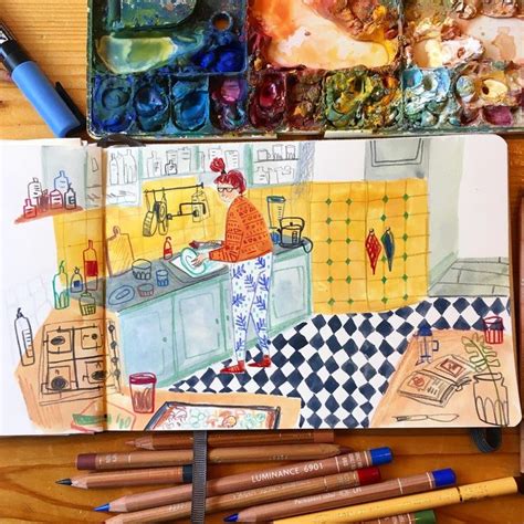 Sketchbook Sarah Van Dongen Illustration Art Journal Inspiration