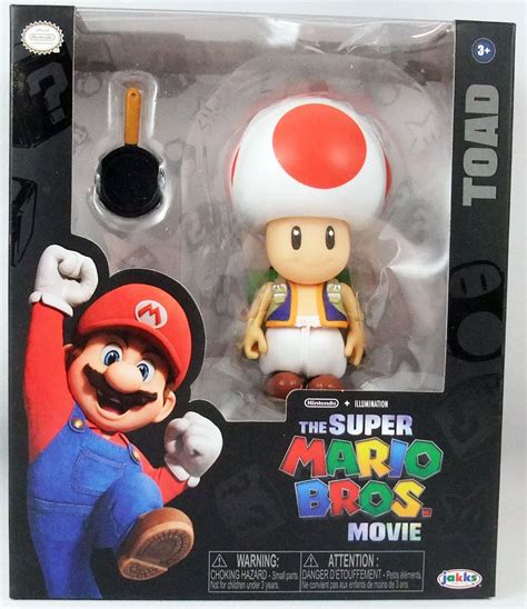 The Super Mario Bros Movie Jakks Pacific Toad Action Figure