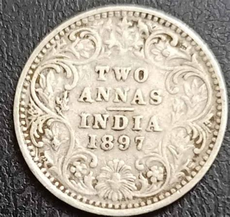 Queen Victoria Qv Two Anna Coin Bidcurios