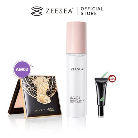 zeesea setting spraycompact powder matte brightening oil control