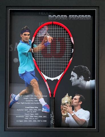 Roger Federer Memorabilia | Signed Tennis Memorabilia | Sports Online