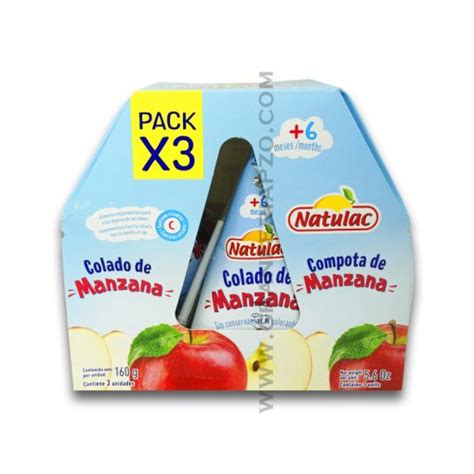 Colado De Manzana TriPack Natulac Gran Feria PZO