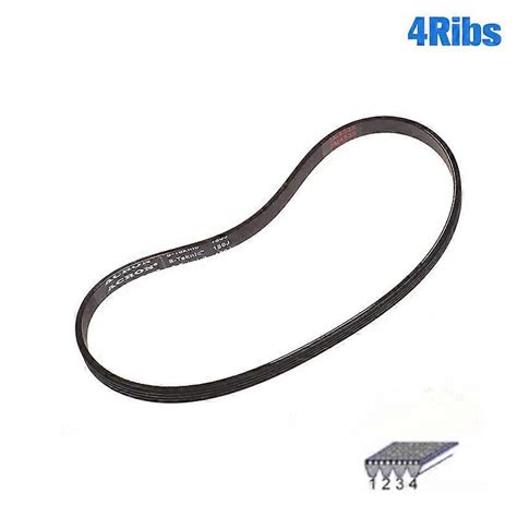 V-Belt PJ470 185J PJ483 190J PJ475 187J Rubber Belt 3/4/5/6 Ribs For ...
