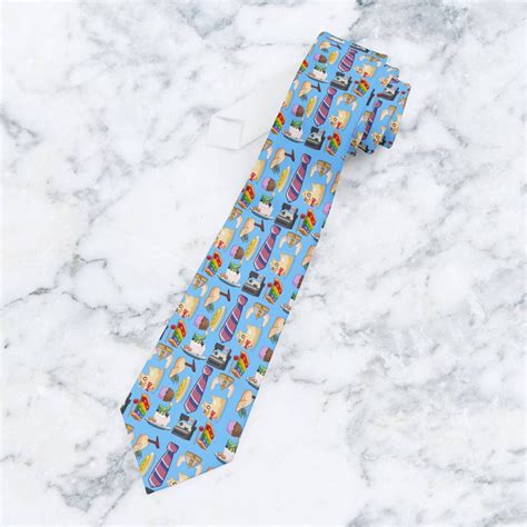 Bluey Inspired Dad Necktie Toys And Icons Bluey Dad Tie Bluey Adult T