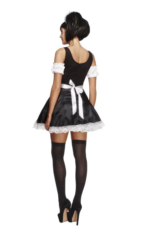 Womens Flirty French Maid Costume