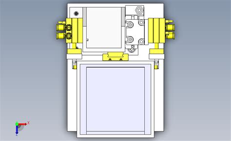 基于气缸的步进进给机构solidworks 2010模型图纸下载 懒石网