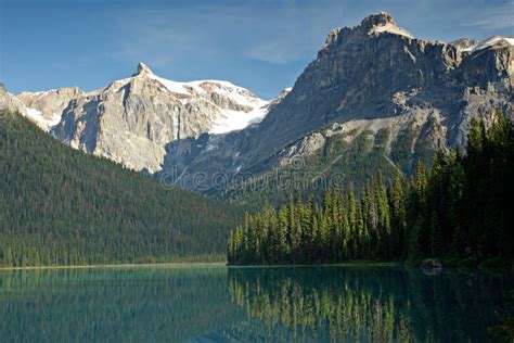 Canada Szmaragdowy Jeziorny Park Narodowy Yoho Obraz Stock Obraz