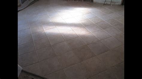 How To Grout A Ceramic Tile Floor Youtube