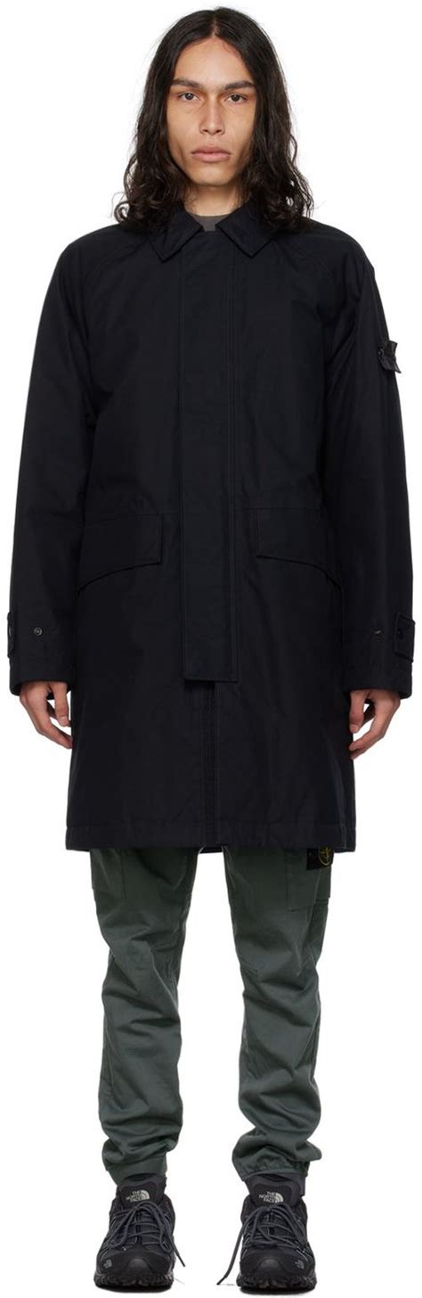 Stone Island Black Ghost Coat V0029 Black 7915710F1 Solesense