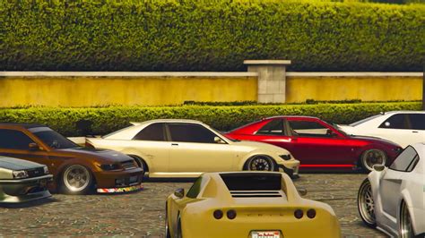 Gta 5 Online Car Meet Stance Ps4 Youtube