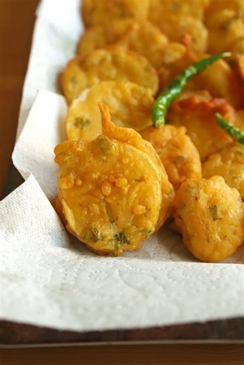 Crispy Potato Bhajias Sanjanafeasts Street Food