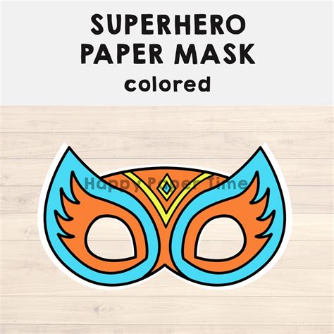 Full Face Paper Mask Template