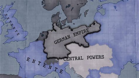 UT German Empire Vs Entente Central Powers Hoi4 Timelapse YouTube