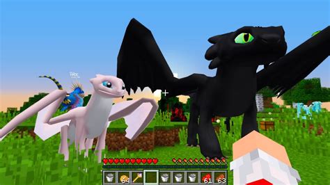 NOVO MOD DE COMO TREINAR SEU DRAGÃO no MINECRAFT Furia da noite