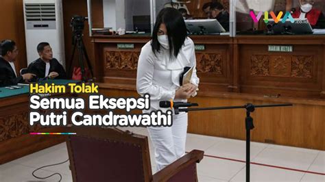 Putri Candrawathi Tarik Napas Panjang Eksepsi Ditolak Seluruhnya Youtube