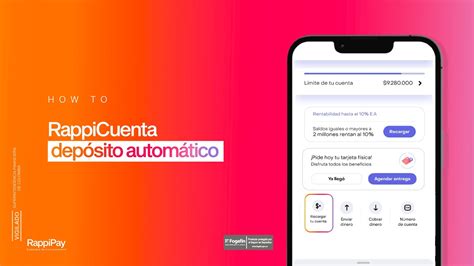 Cómo hacer un depósito automático en RappiCuenta YouTube