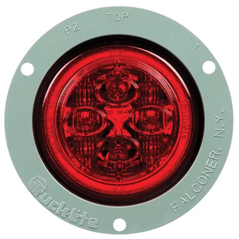 Round Red Led Marker Light Led S Truck Lite Mill Supply