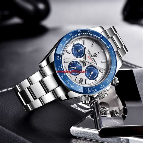 PAGANI Design Series Classic Blue Dial Luxury Men Chronograph Quartz