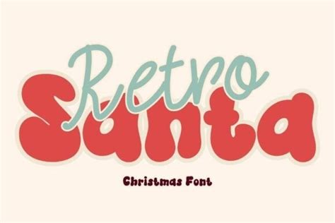 Retro Santa Font - Free Font