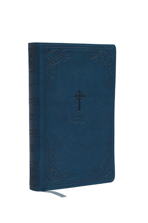 Nrsv Catholic Edition T Bible Teal Leathersoft Comfort Print Holy Bible Complete Catholic